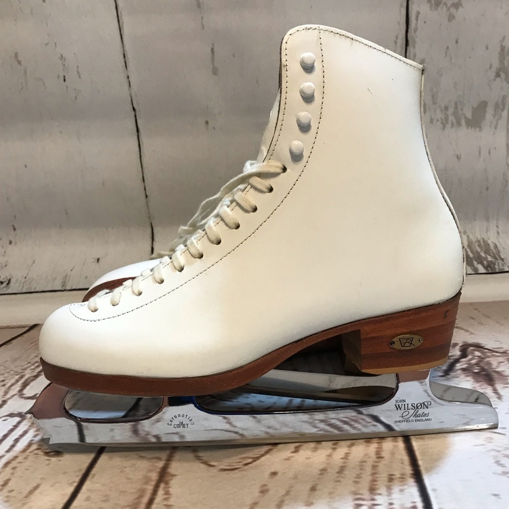 John WILSON Sheffield England blade Skate Riedell - Picture 1 of 16